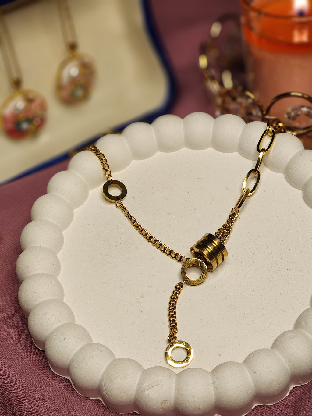The LOVE Cylinder Necklace