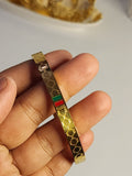 Monogram Stripe Bangle