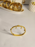 Lock & Key Charm Bangle