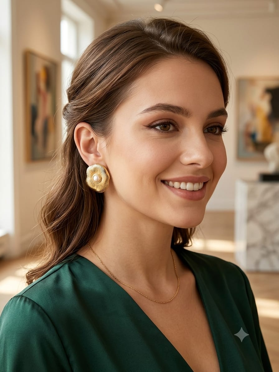 Pearl Bloom Studs